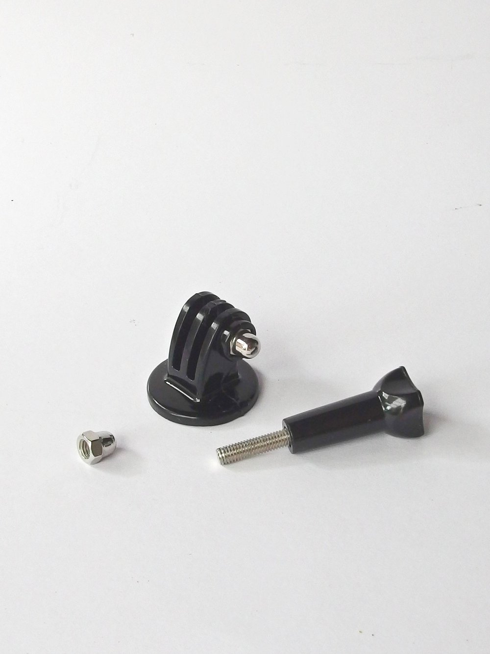 Thumb screw and Action Cam mount with 1/4 inch UNC socket