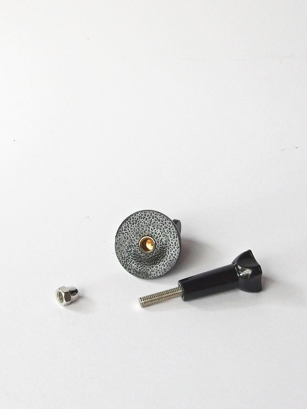 Thumb screw and Action Cam mount with 1/4 inch UNC socket