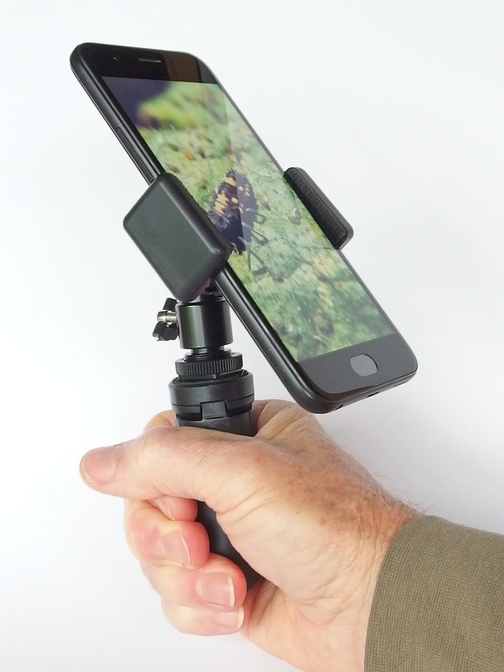 Mini Tripod with Ball Head and Phone Bracket