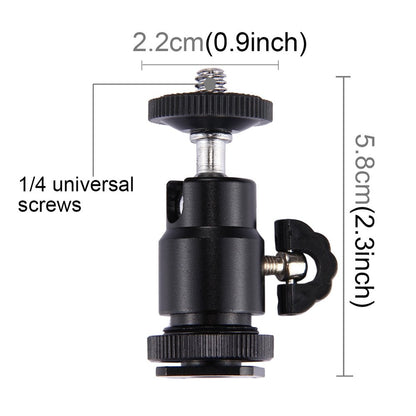 Mini Tripod with Ball Head, Phone Bracket and Clip-on Macro lens